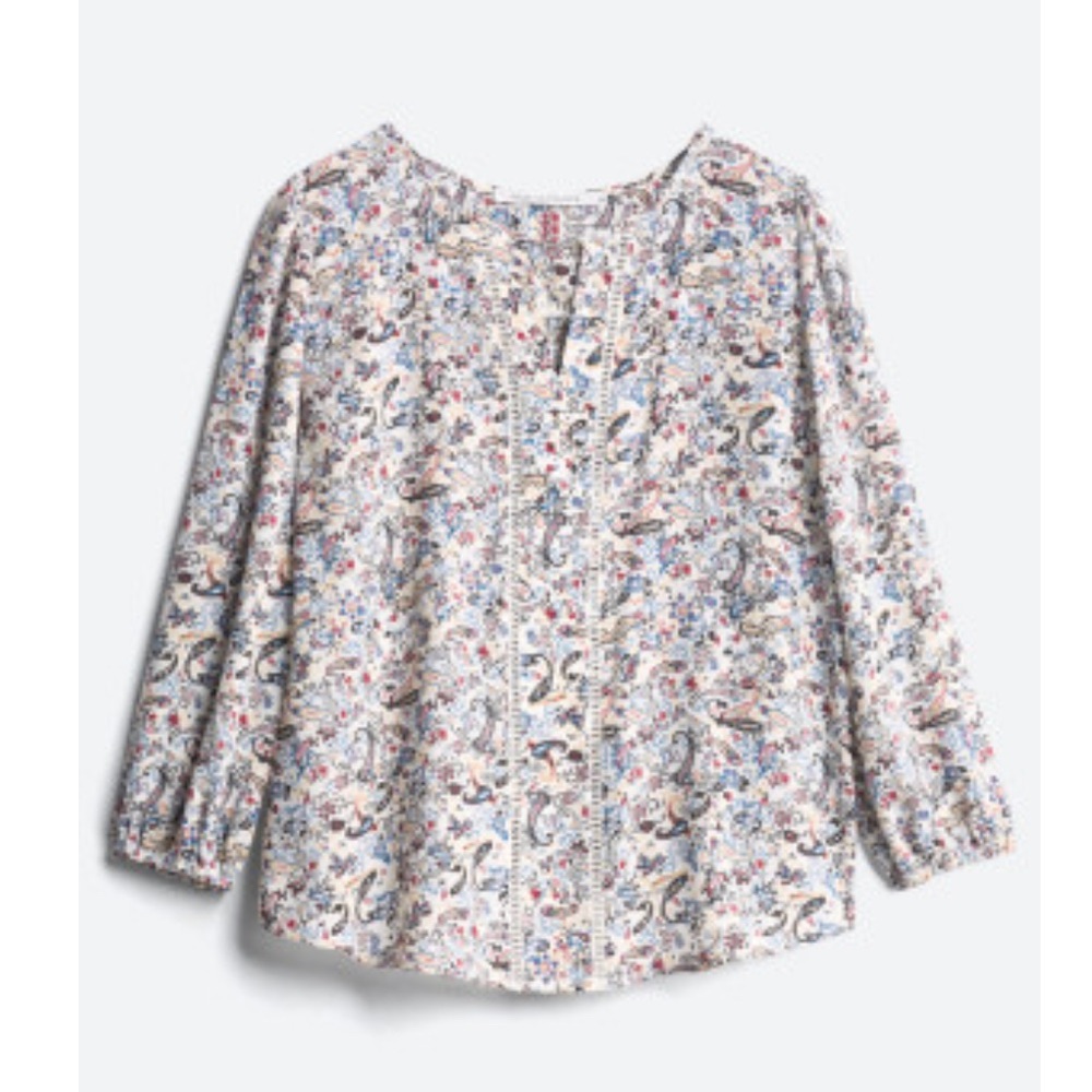 COLLECTIVE CONCEPTS
Warner Lattice Detail Blouse
1X | White